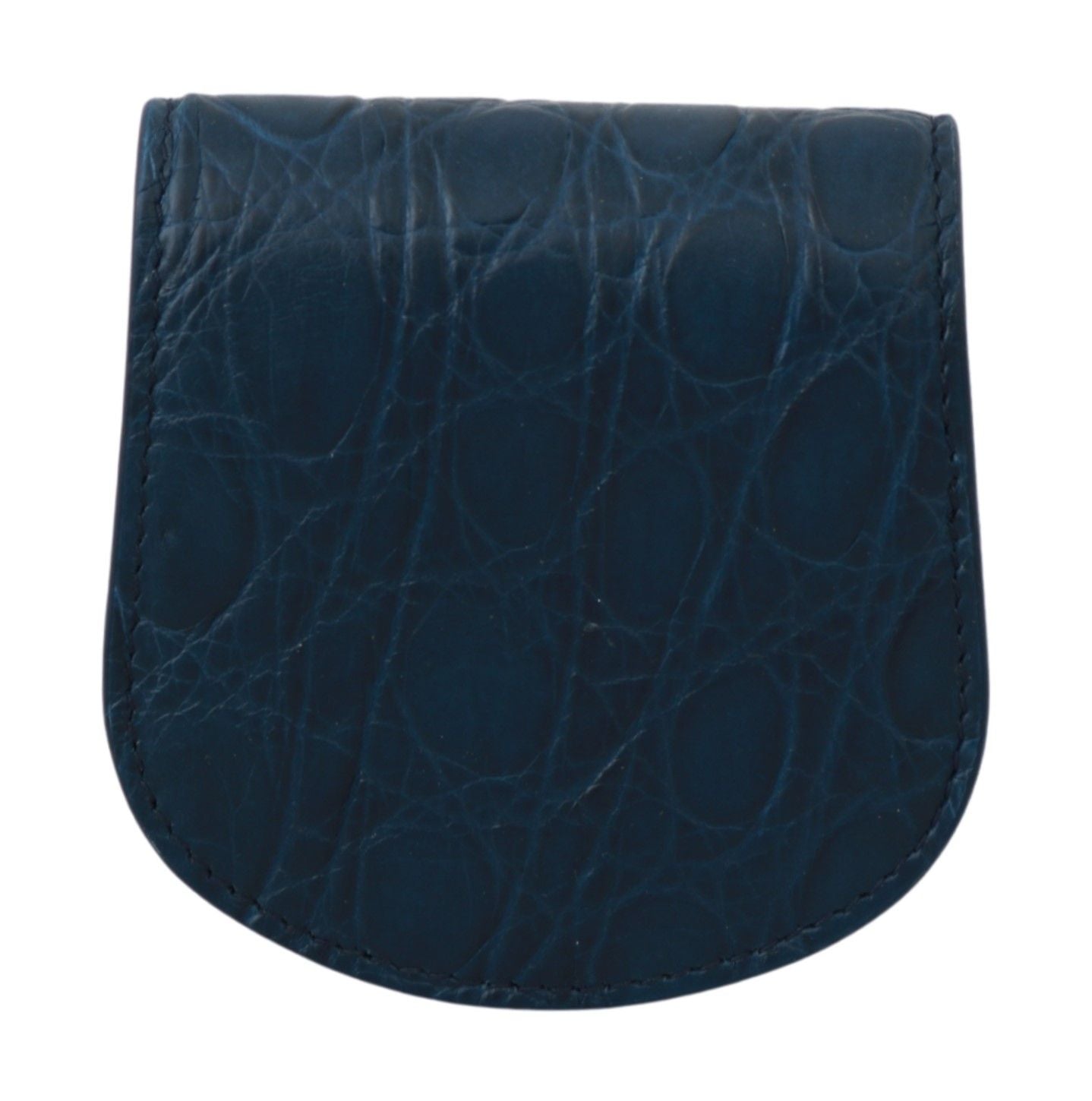 Dolce & Gabbana Blue Leather Holder Pocket Condom Case Curated Luxury Accessories by Orvyn
