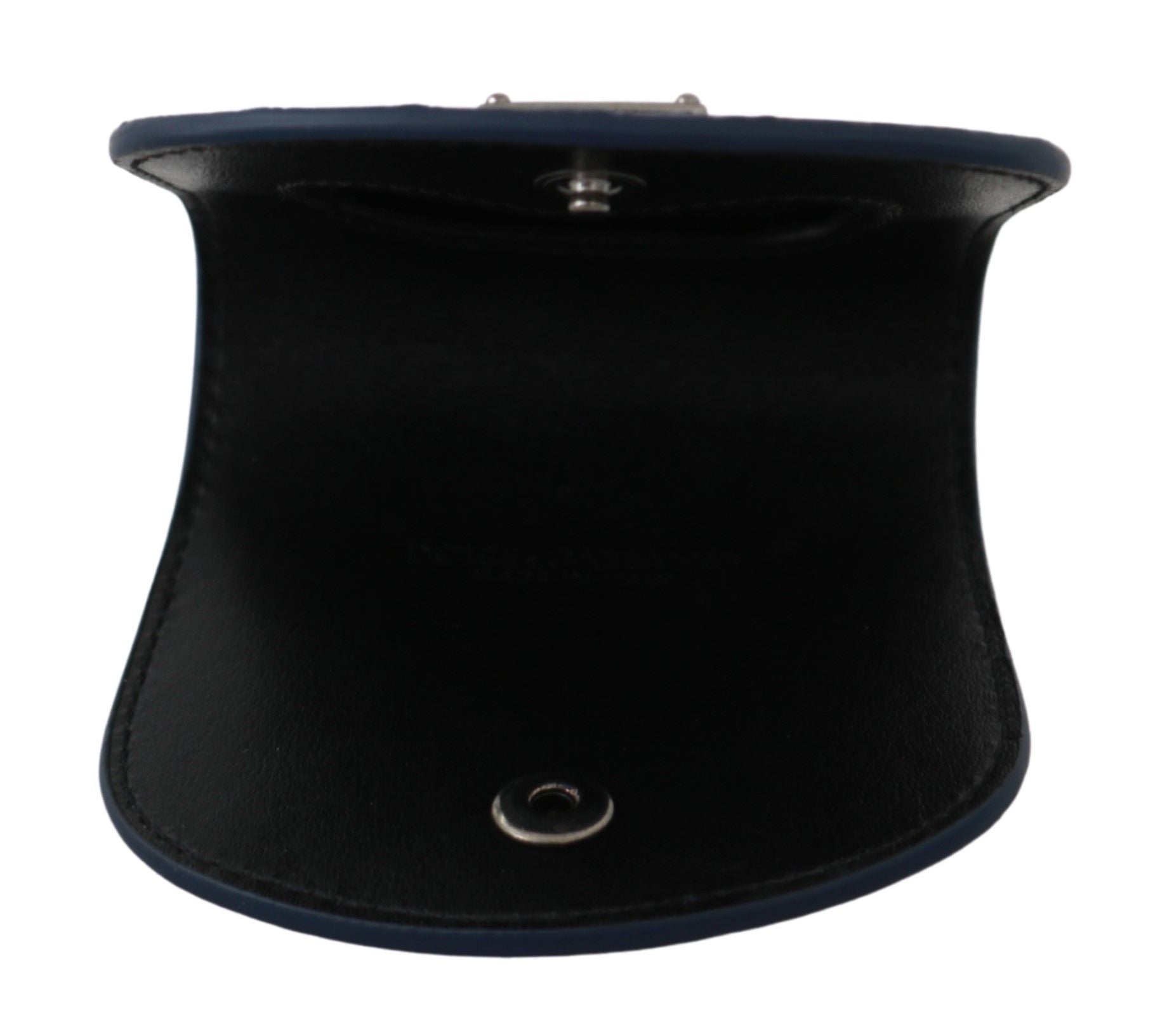 Dolce & Gabbana Blue Holder Pocket Wallet Blue Exotic Skin Condom Case Curated Luxury Accessories by Orvyn