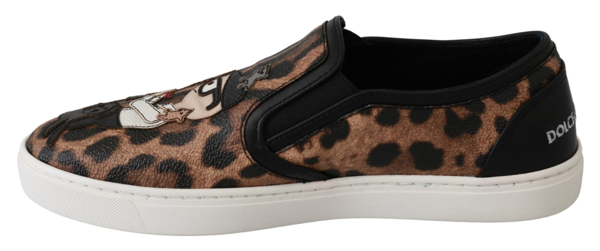 Dolce & Gabbana Leather Leopard #dgfamily Loafers Shoes Curated Luxury Accessories by Orvyn
