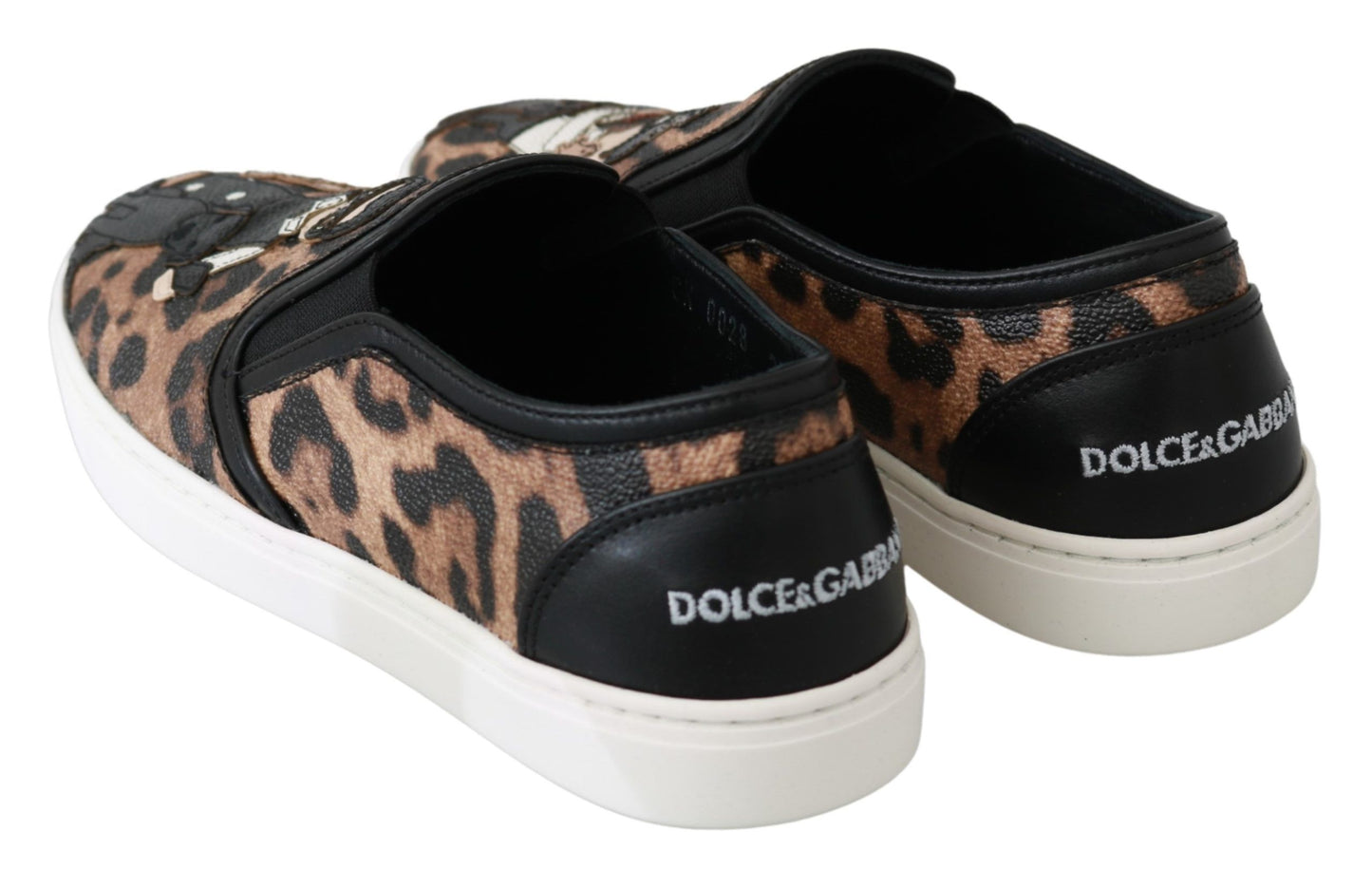 Dolce & Gabbana Leather Leopard #dgfamily Loafers Shoes Curated Luxury Accessories by Orvyn