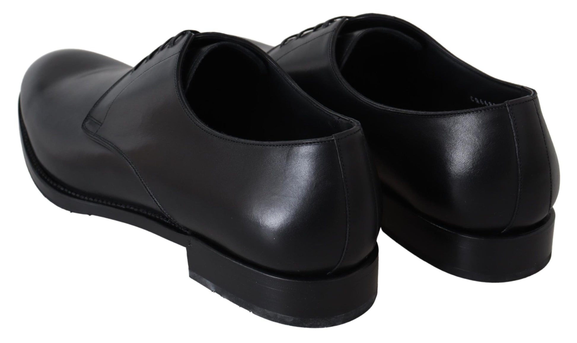 Dolce & Gabbana Black Leather SARTORIA Hand Made Shoes schwarz