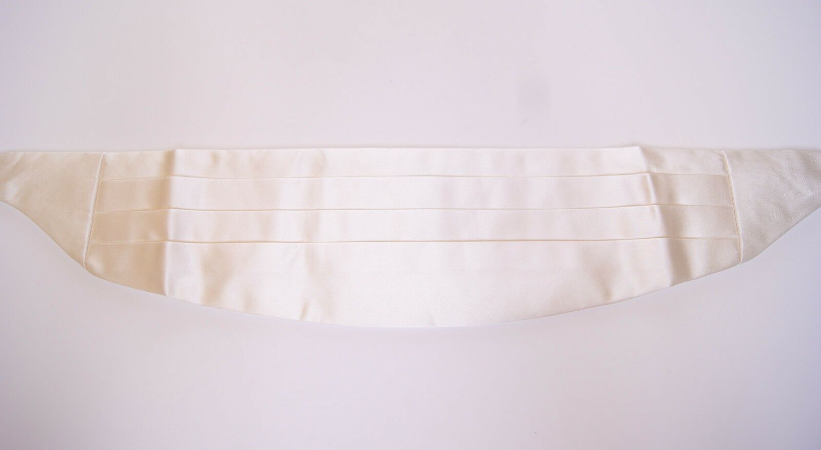 Dolce & Gabbana White Waist Tuxedo Smoking Belt Cummerbund weiss