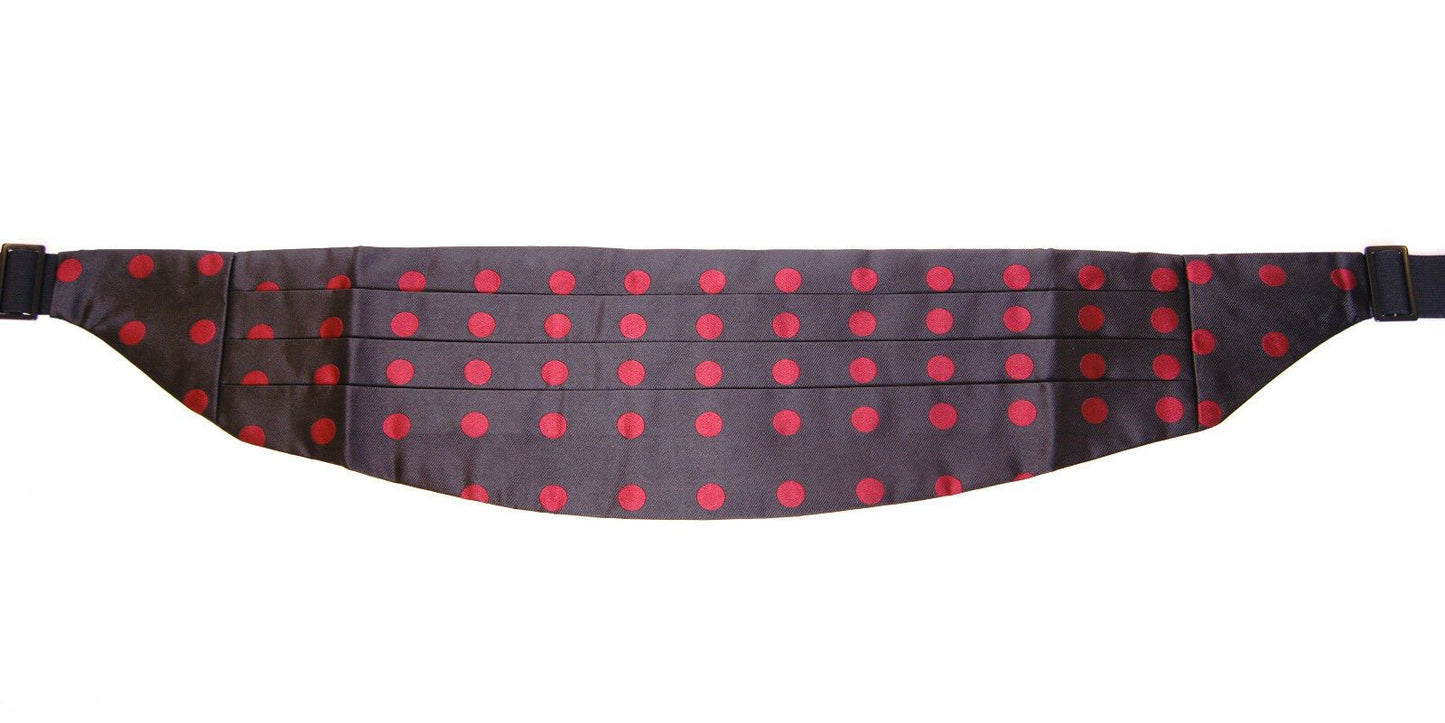 Dolce & Gabbana Black Waist Smoking Tuxedo Cummerbund Belt schwarz