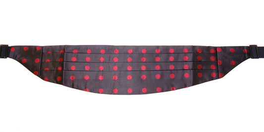 Dolce & Gabbana Black Waist Smoking Tuxedo Cummerbund Belt schwarz