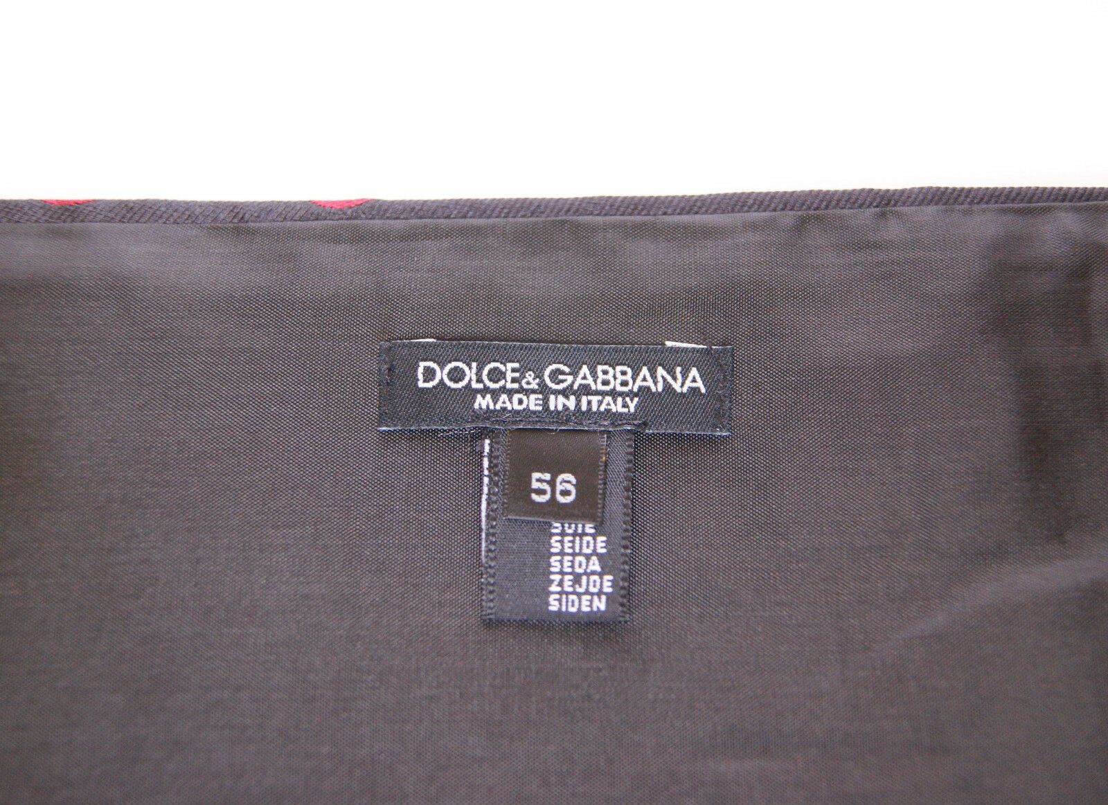 Dolce & Gabbana Black Waist Smoking Tuxedo Cummerbund Belt schwarz