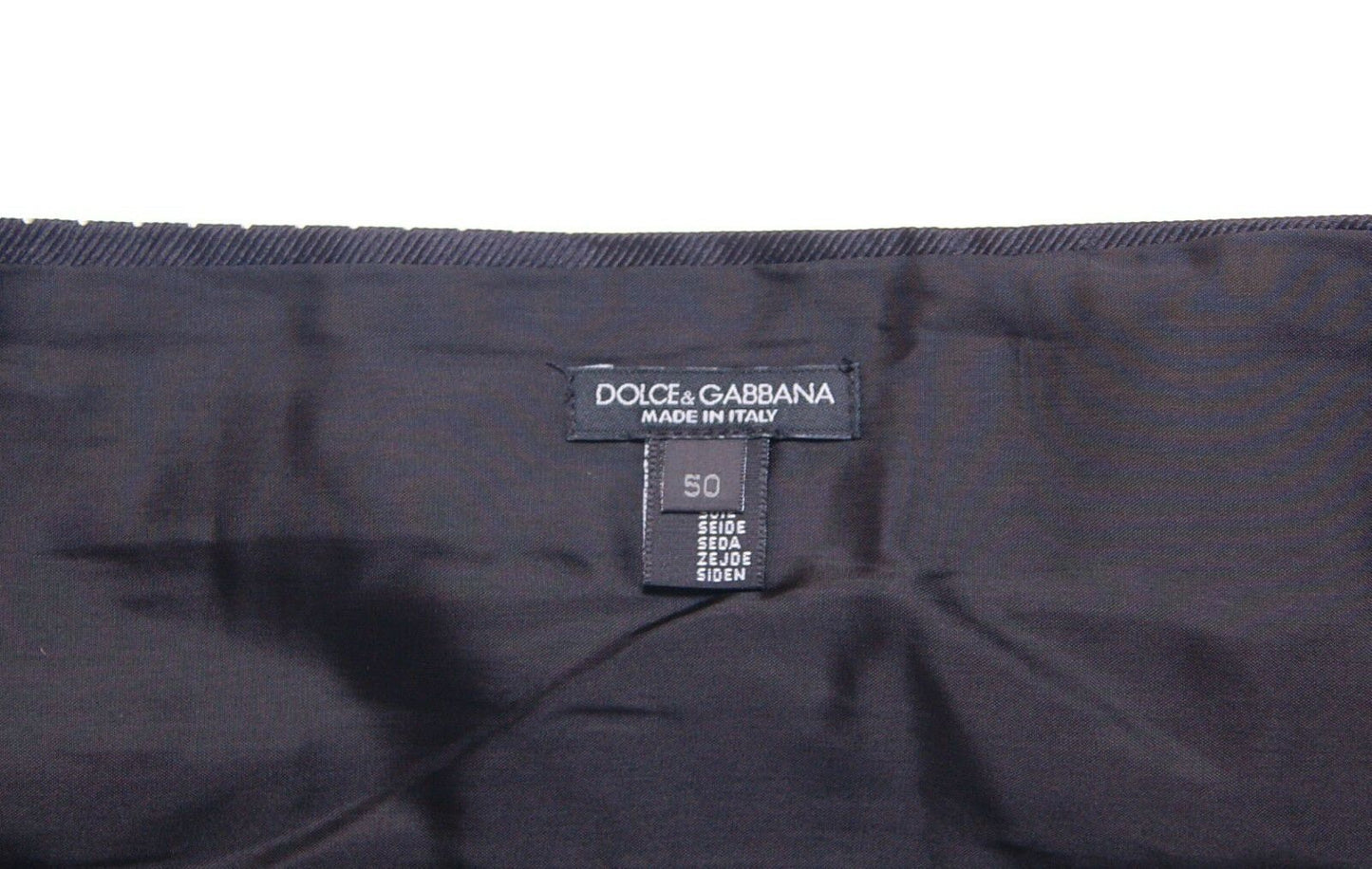 Dolce & Gabbana Black Waist Smoking Tuxedo Cummerbund Belt Curated Luxury Accessories by Orvyn