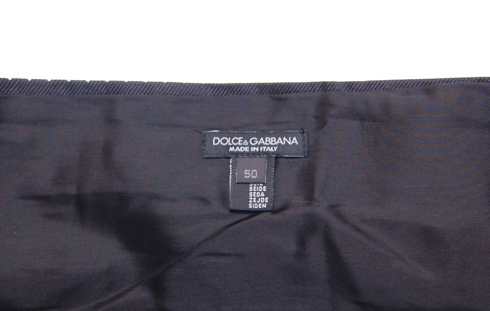 Dolce & Gabbana Black Waist Smoking Tuxedo Cummerbund Belt Curated Luxury Accessories by Orvyn