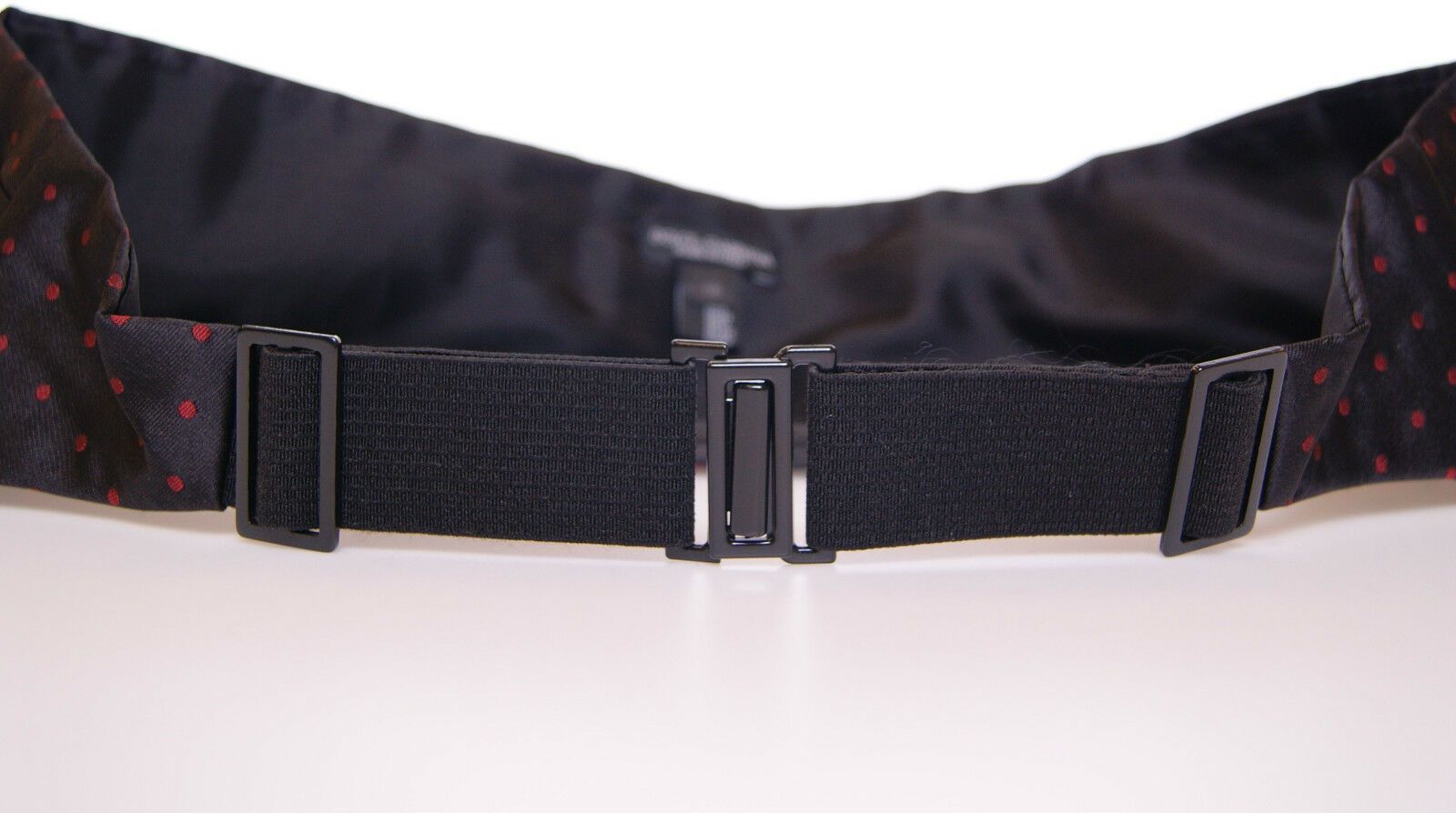 Dolce & Gabbana Black Waist Tuxedo Smoking Belt Cummerbund schwarz