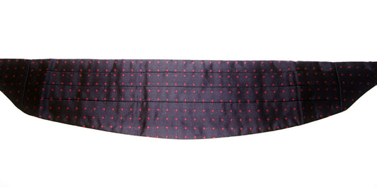 Dolce & Gabbana Black Waist Tuxedo Smoking Belt Cummerbund schwarz