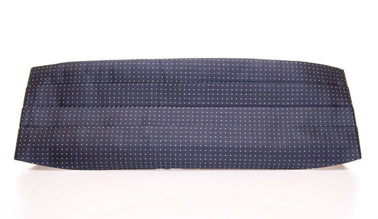 Dolce & Gabbana Blue Waist Smoking Tuxedo Cummerbund Belt blau