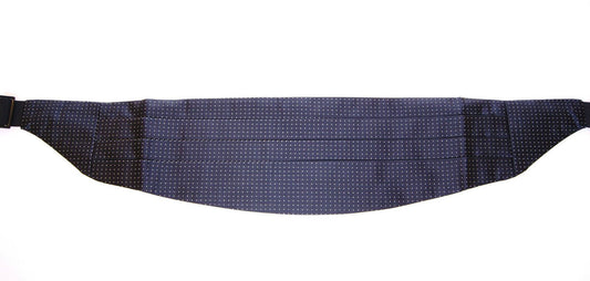 Dolce & Gabbana Blue Waist Smoking Tuxedo Cummerbund Belt blau