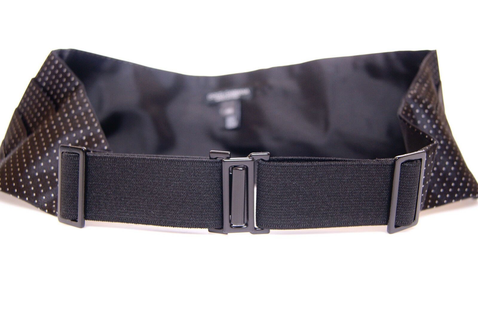 Dolce & Gabbana Black Waist Smoking Tuxedo Cummerbund Belt Curated Luxury Accessories by Orvyn