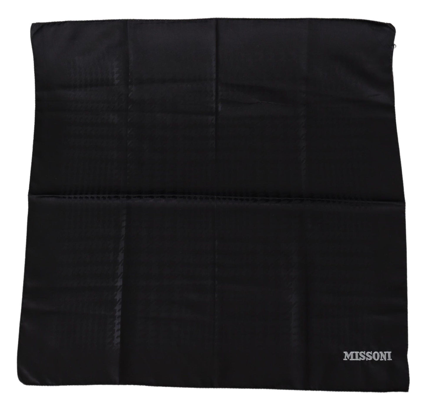 Missoni Black Wool Knit Unisex Neck Wrap Shawl Scarf Curated Luxury Accessories by Orvyn