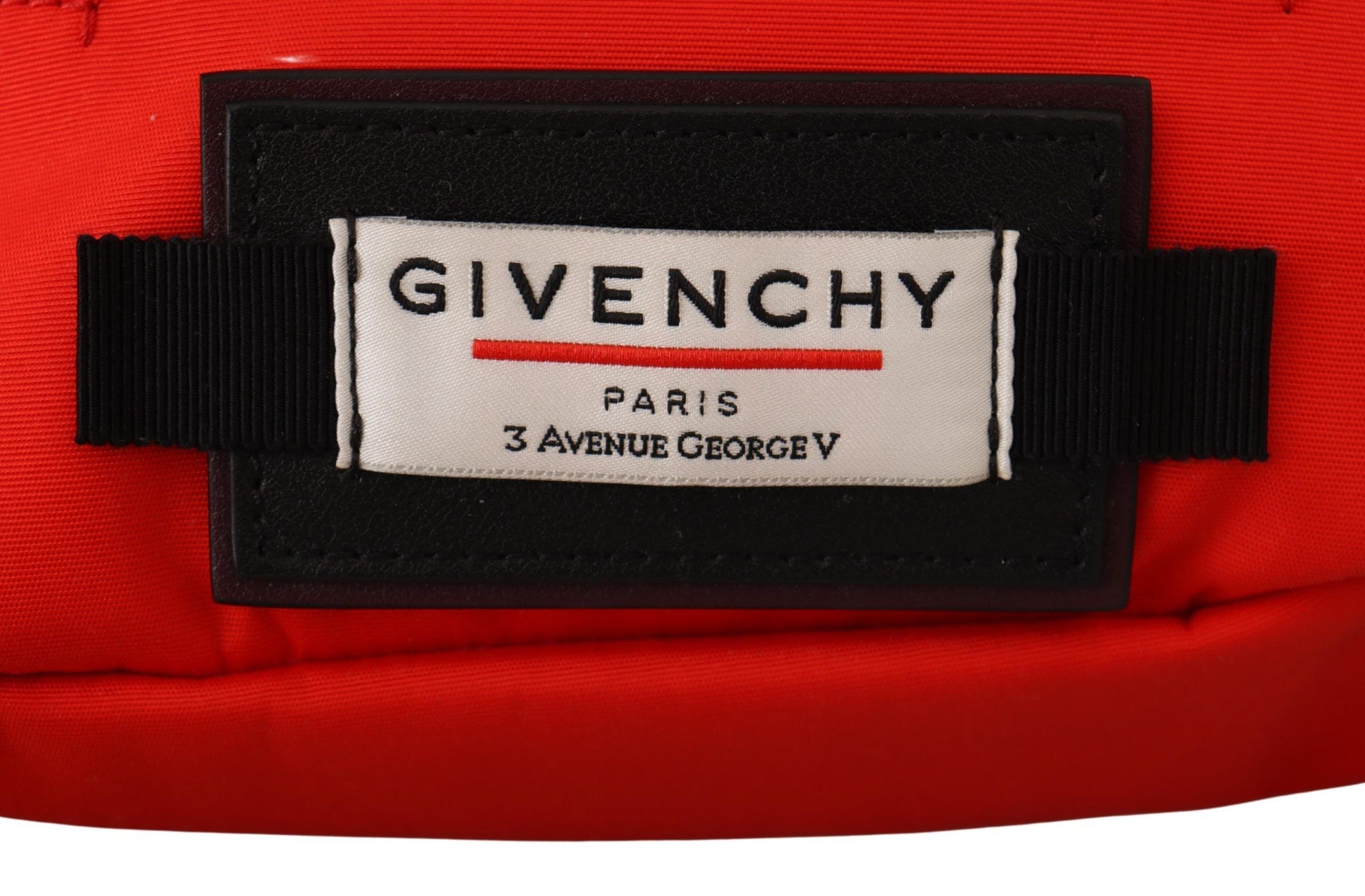 Givenchy Red Polyamide Downtown Large Bum Belt Bag Curated Luxury Accessories by Orvyn