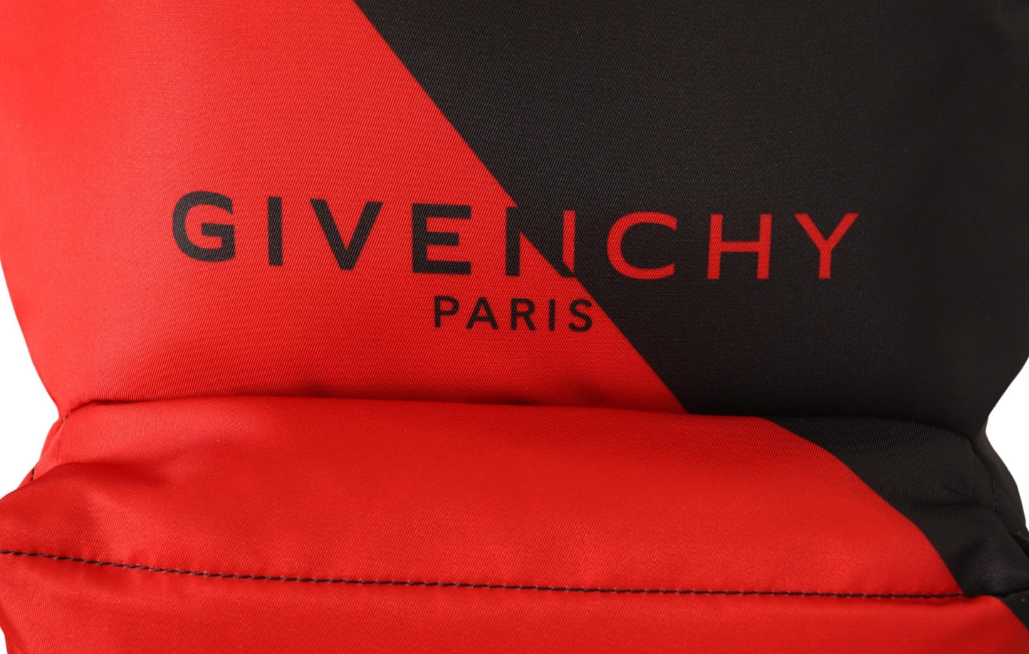 Givenchy Red & Black Nylon Urban Backpack Curated Luxury Accessories by Orvyn