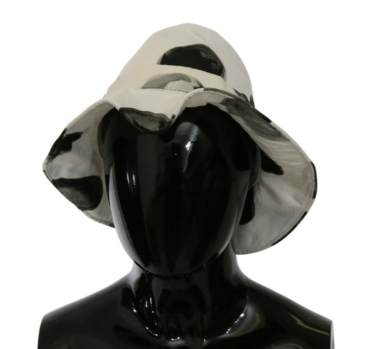 Dolce & Gabbana White Cotton Big Polka Dot Pattern Bucket Hat Curated Luxury Accessories by Orvyn