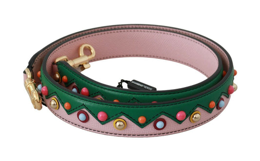 Dolce & Gabbana Shoulder Strap Leather Pink Handbag Accessory Curated Luxury Accessories by Orvyn