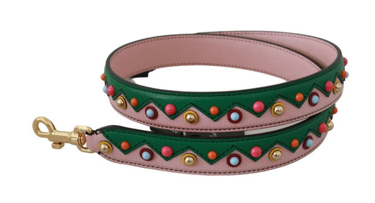 Dolce & Gabbana Shoulder Strap Leather Pink Handbag Accessory Curated Luxury Accessories by Orvyn