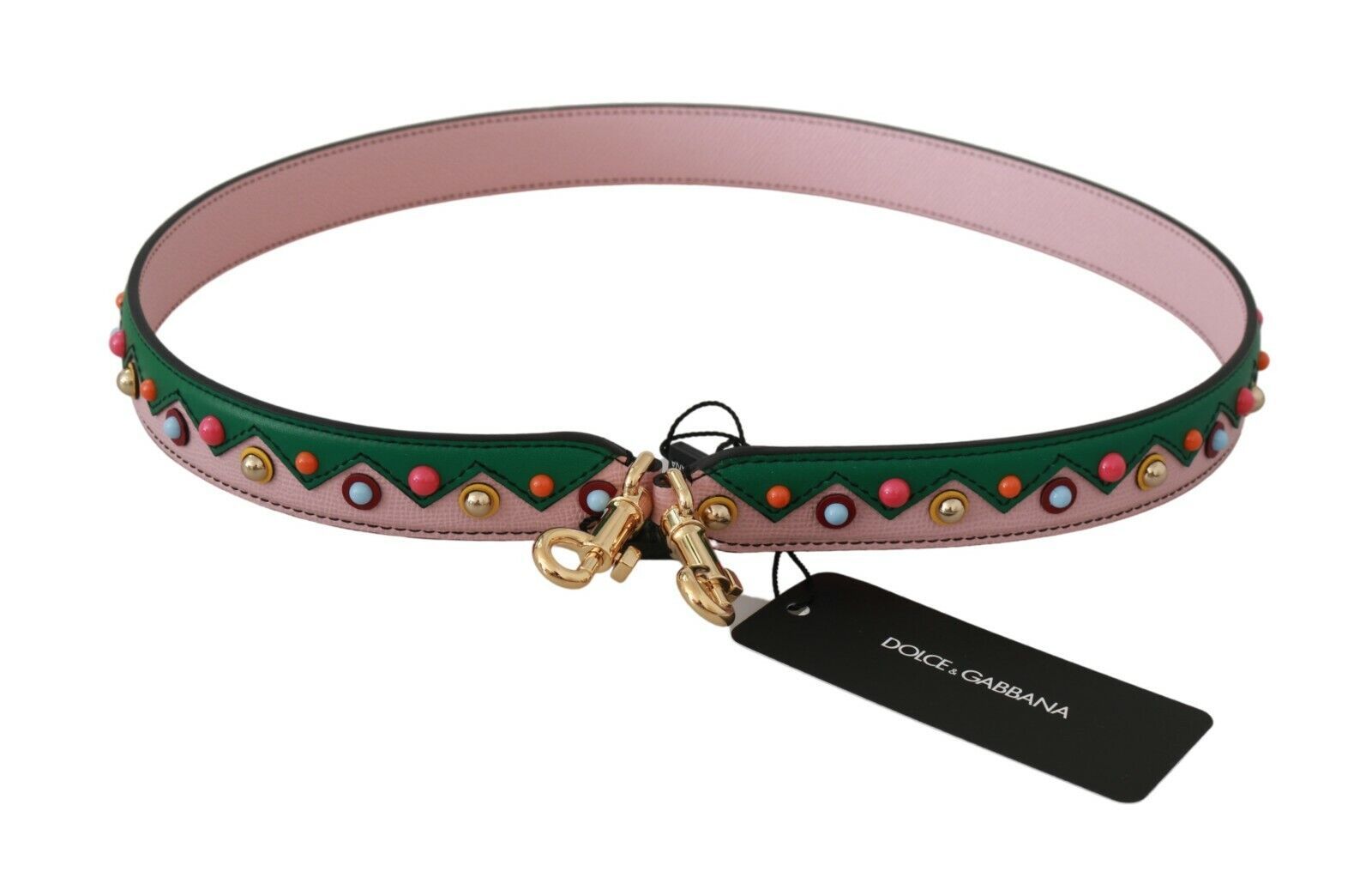 Dolce & Gabbana Shoulder Strap Leather Pink Handbag Accessory Curated Luxury Accessories by Orvyn