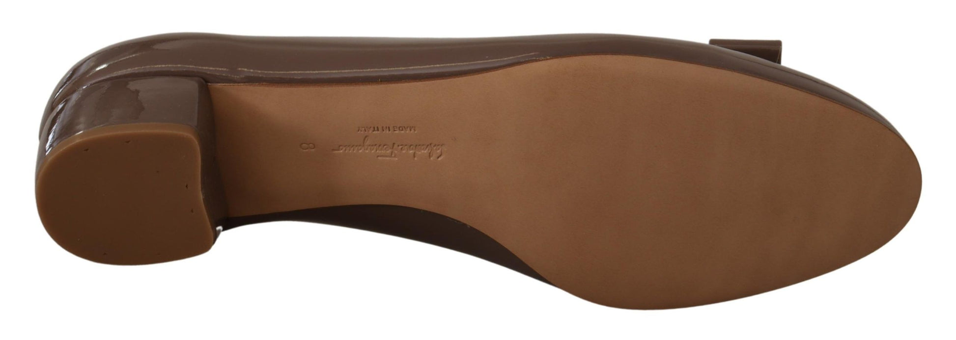 Salvatore Ferragamo Brown 'City' Pumps braun