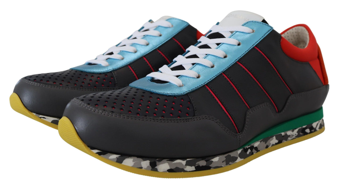 Dolce & Gabbana Multicolor Sport Low Top Shoes Sneakers Curated Luxury Accessories by Orvyn