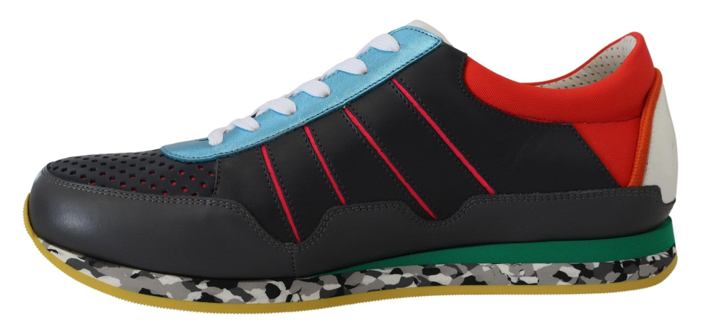 Dolce & Gabbana Multicolor Sport Low Top Shoes Sneakers Curated Luxury Accessories by Orvyn
