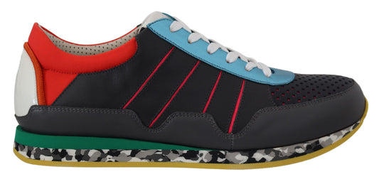 Dolce & Gabbana Multicolor Sport Low Top Shoes Sneakers Curated Luxury Accessories by Orvyn