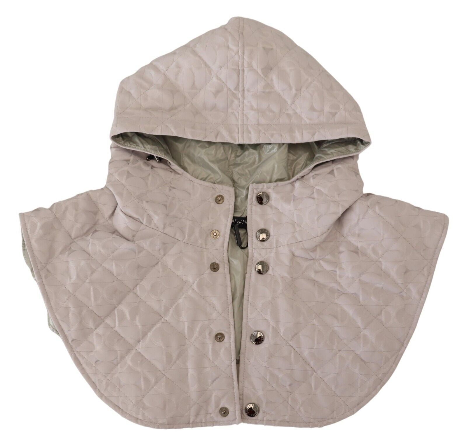 Dolce & Gabbana White Quilted Whole Head Wrap One Size Nylon Hat Curated Luxury Accessories by Orvyn