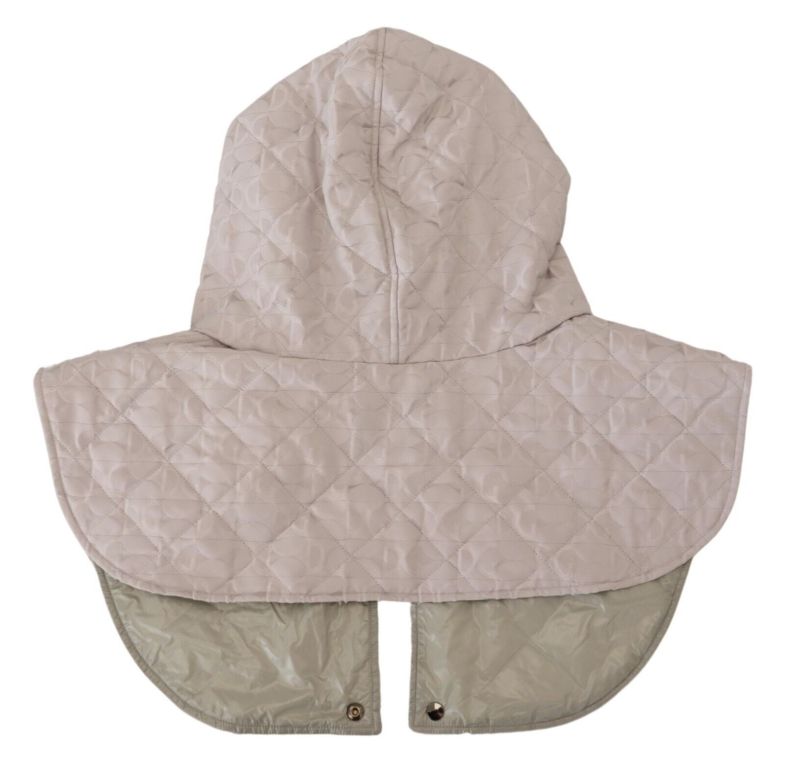 Dolce & Gabbana White Quilted Whole Head Wrap One Size Nylon Hat Curated Luxury Accessories by Orvyn