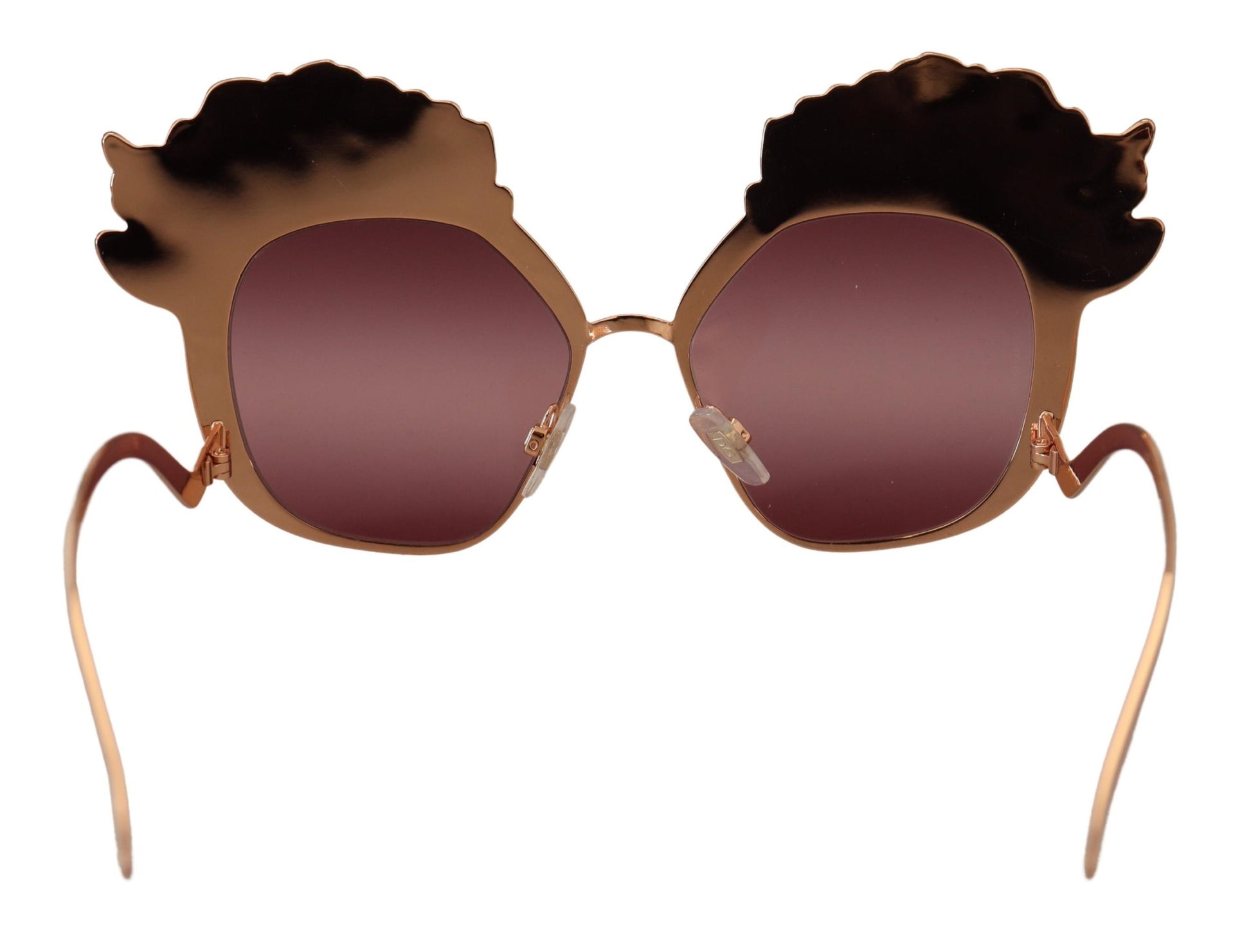 Dolce & Gabbana Pink Gold Rose Sequin Embroidery DG2202 Sunglasses rosa