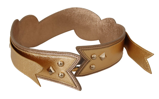 Dolce & Gabbana Gold Leather LOVE Patch Bag Shoulder Strap Curated Luxury Accessories by Orvyn