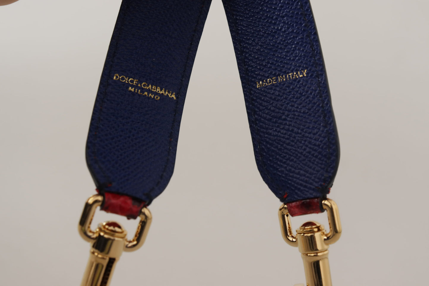 Dolce & Gabbana Red Exotic Leather Crystals Shoulder Strap Curated Luxury Accessories by Orvyn