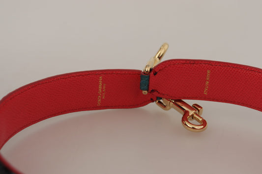 Dolce & Gabbana Green Crystals Leather Bag Shoulder Strap Curated Luxury Accessories by Orvyn
