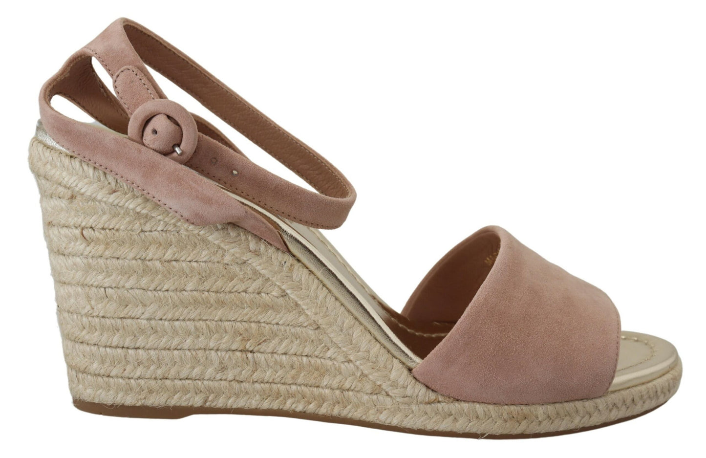 Prada Pink Suede Leather Ankle Strap Sandals rosa