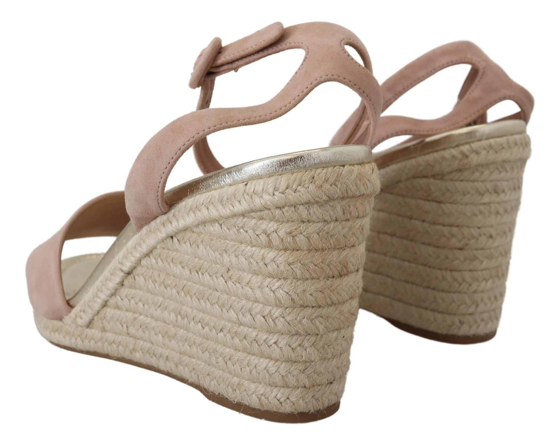Prada Pink Suede Leather Ankle Strap Sandals rosa