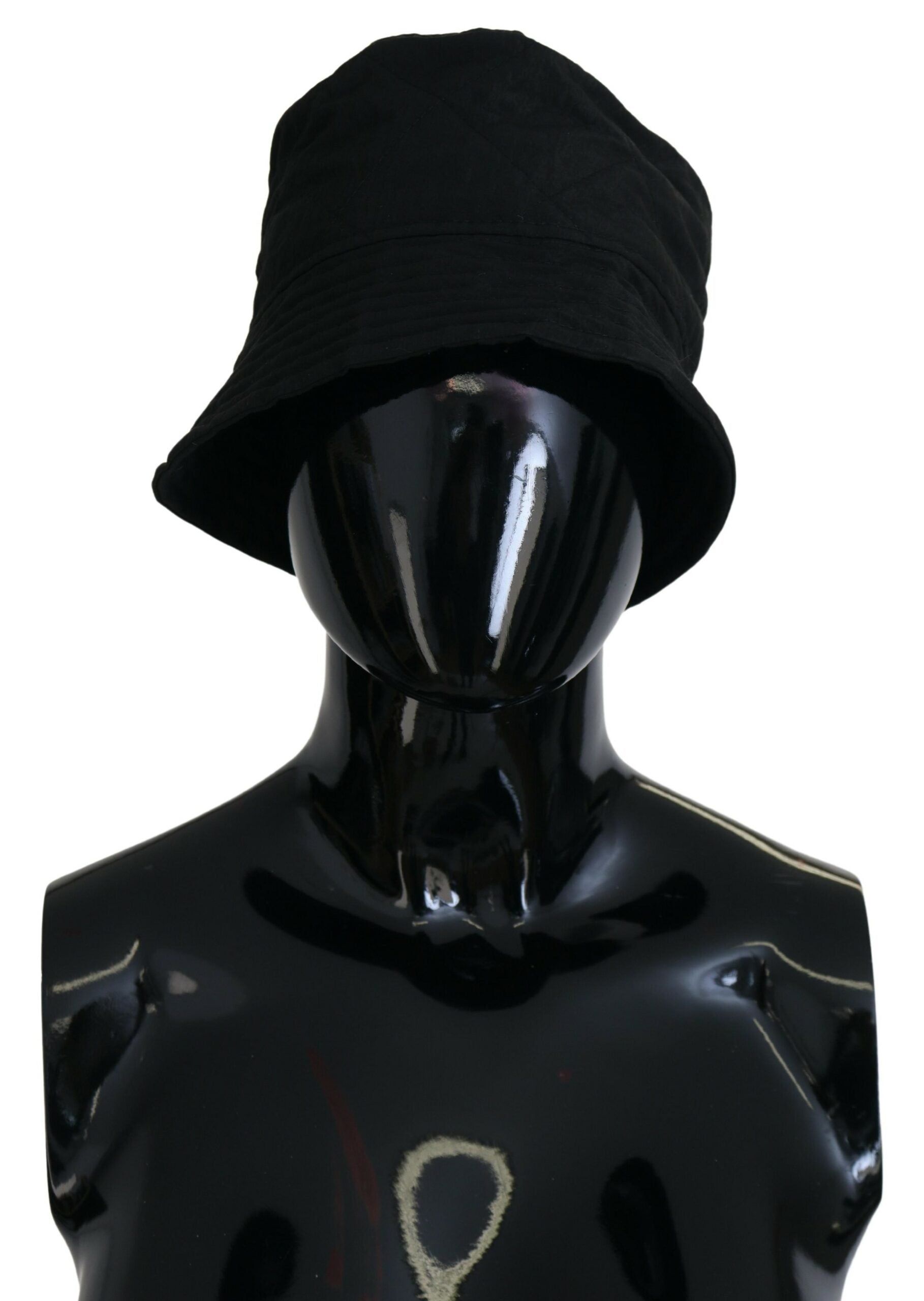 Dolce & Gabbana Black Nylon Women Bucket Cap Hat Curated Luxury Accessories by Orvyn