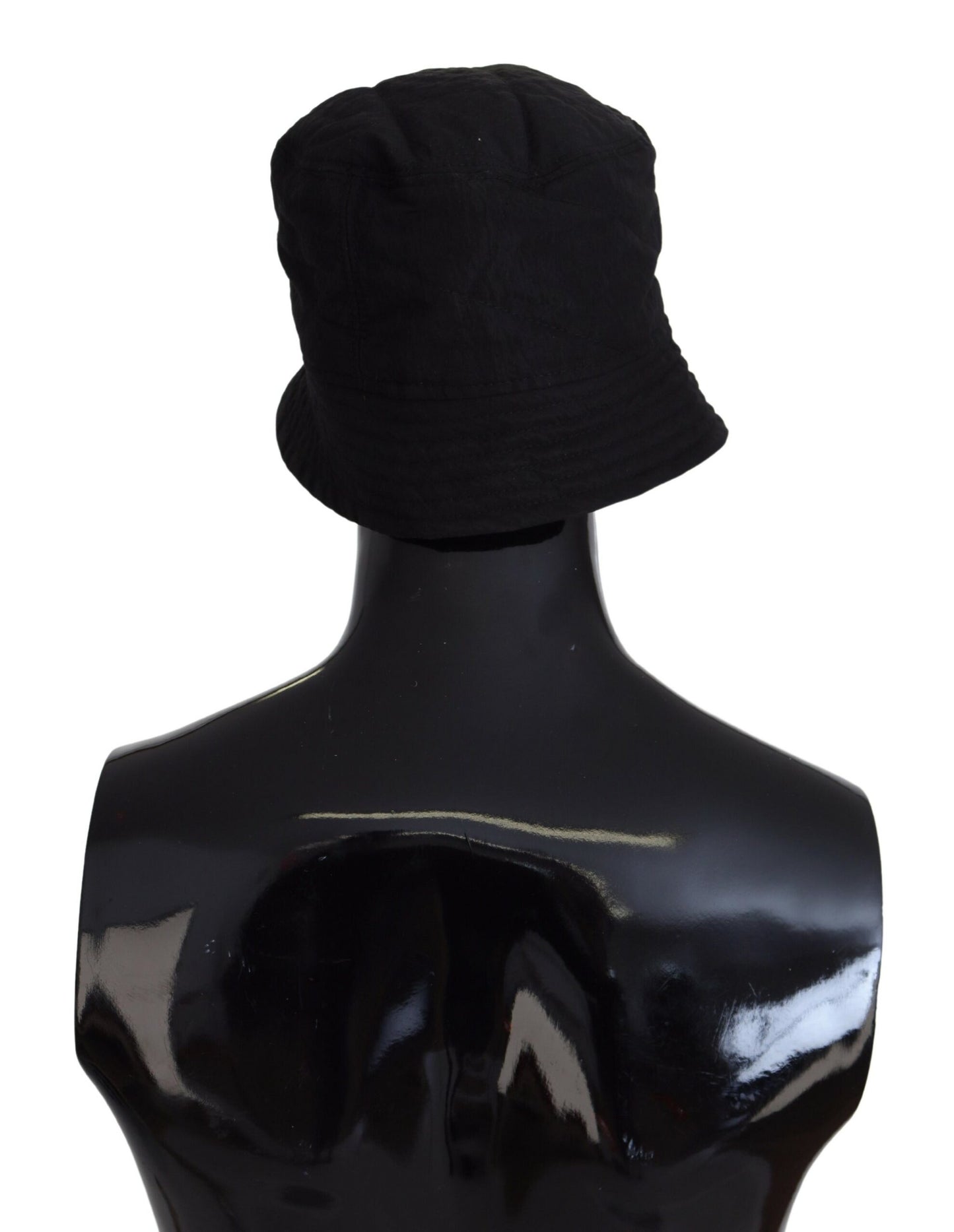 Dolce & Gabbana Black Nylon Women Bucket Cap Hat Curated Luxury Accessories by Orvyn