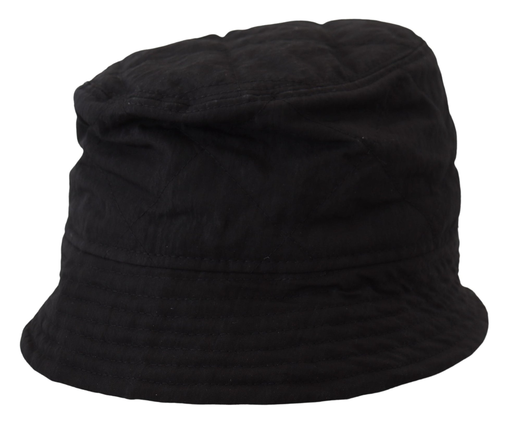 Dolce & Gabbana Black Nylon Women Bucket Cap Hat Curated Luxury Accessories by Orvyn