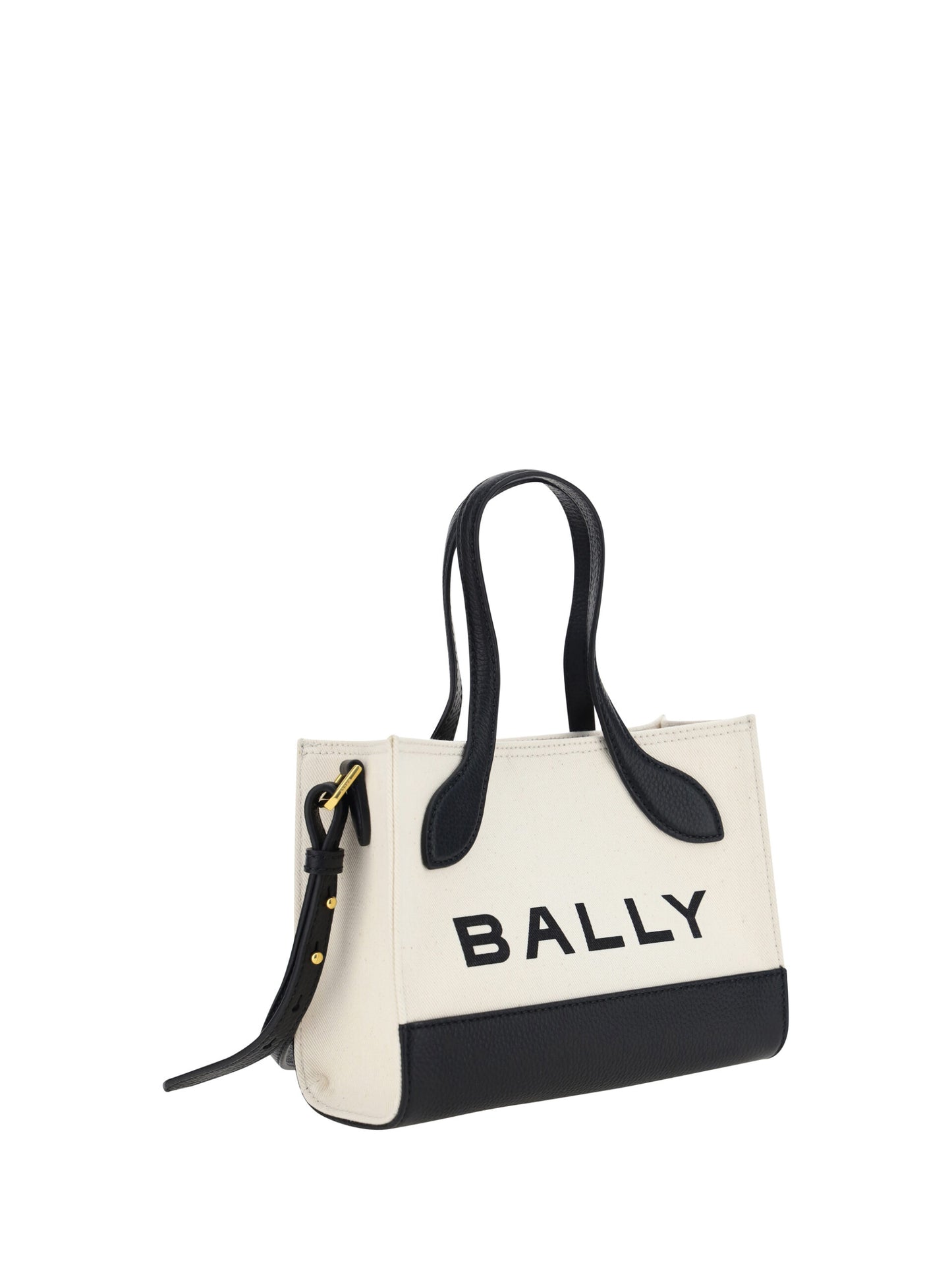Bally White and Black Leather Mini Handbag Curated Luxury Accessories by Orvyn