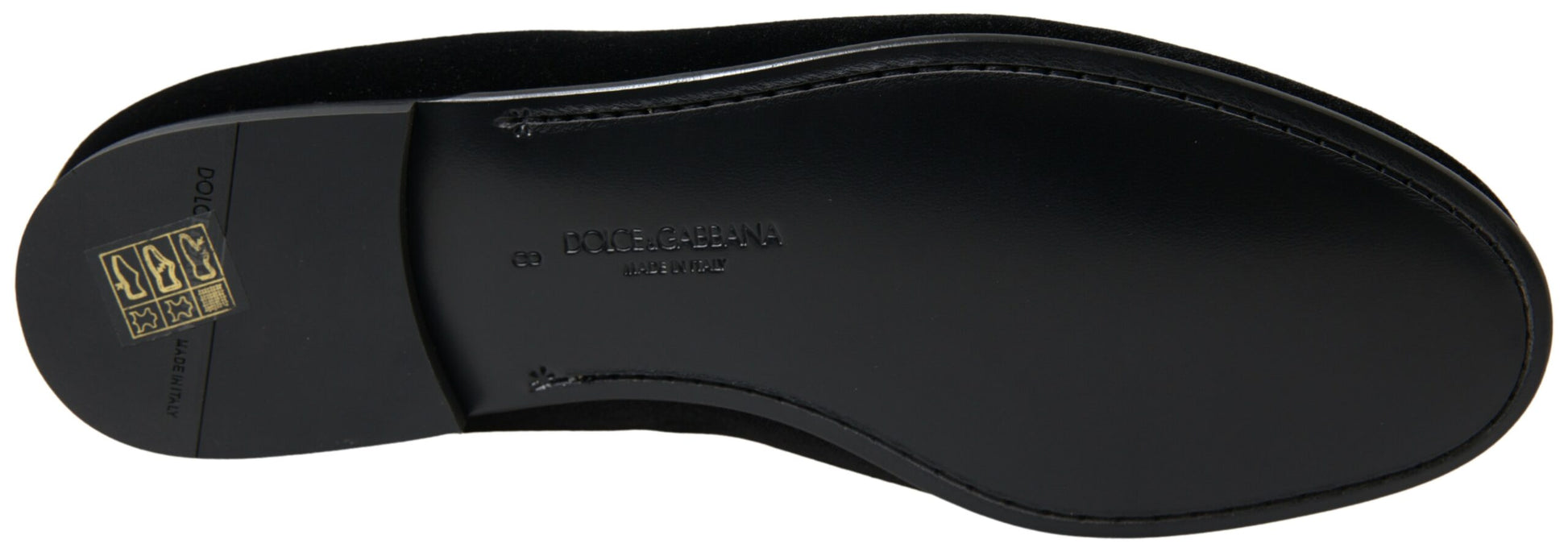 Dolce & Gabbana Black Velvet Loafers Formal Shoes Curated Luxury Accessories by Orvyn