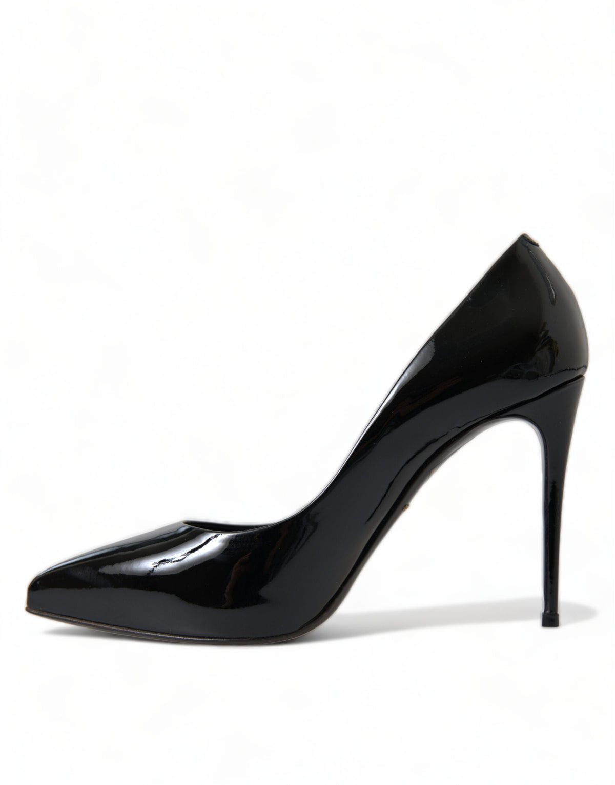 Dolce & Gabbana Black Patent Leather Pumps Heels Shoes schwarz