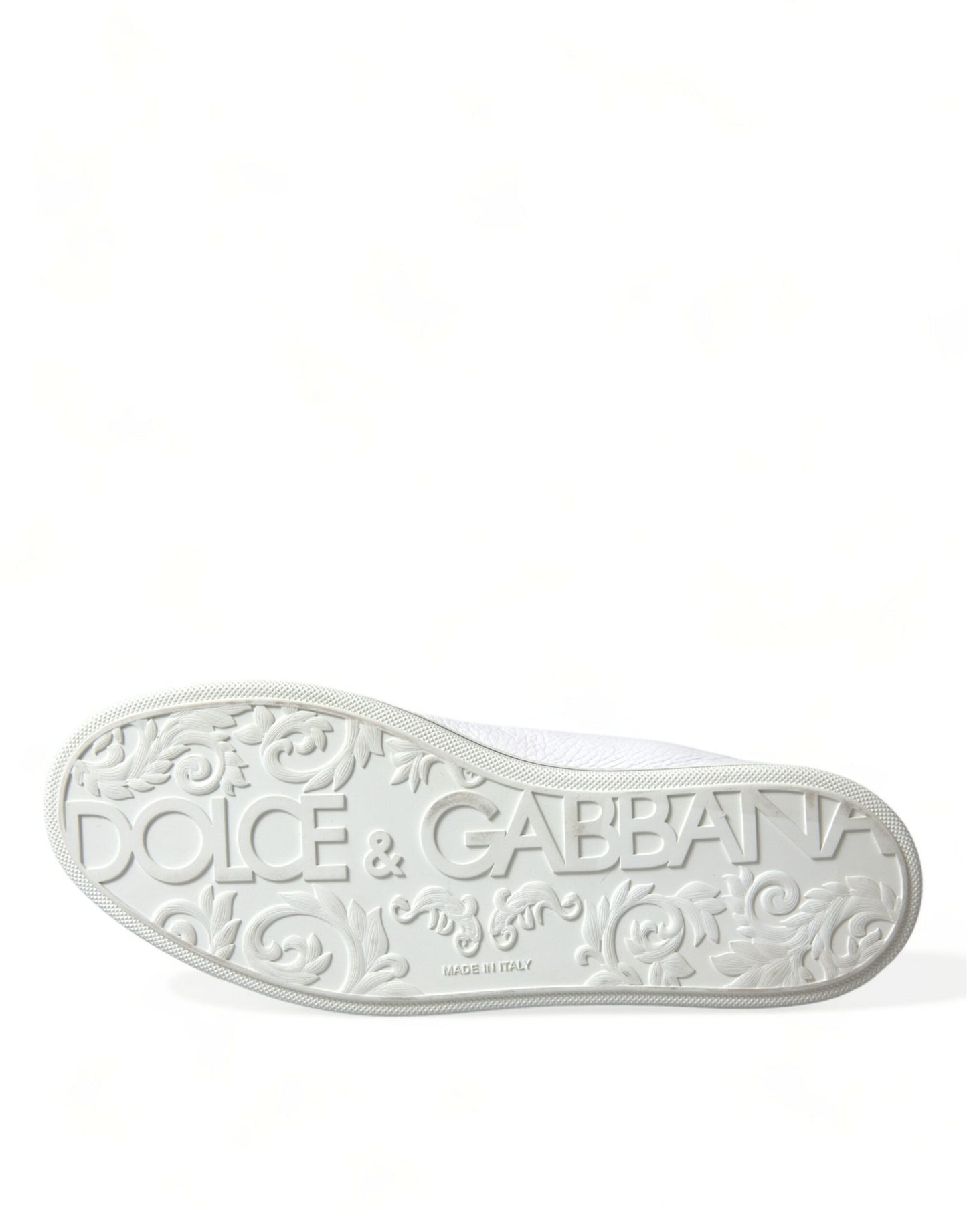 Dolce & Gabbana White Saint Tropez High Top Men Sneakers Shoes Curated Luxury Accessories by Orvyn