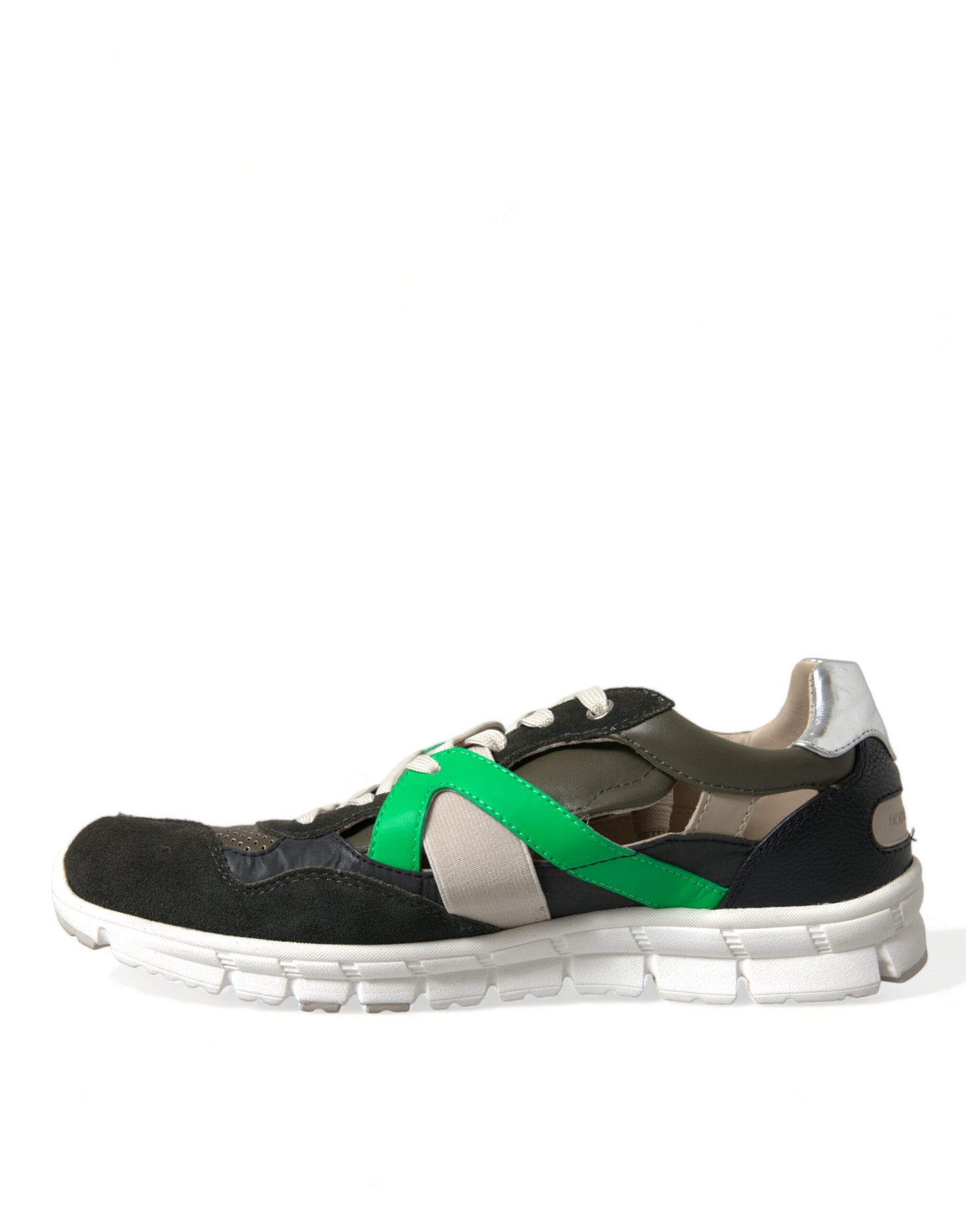 Dolce & Gabbana Multicolor Leather Suede Low Top Sneakers Shoes Curated Luxury Accessories by Orvyn