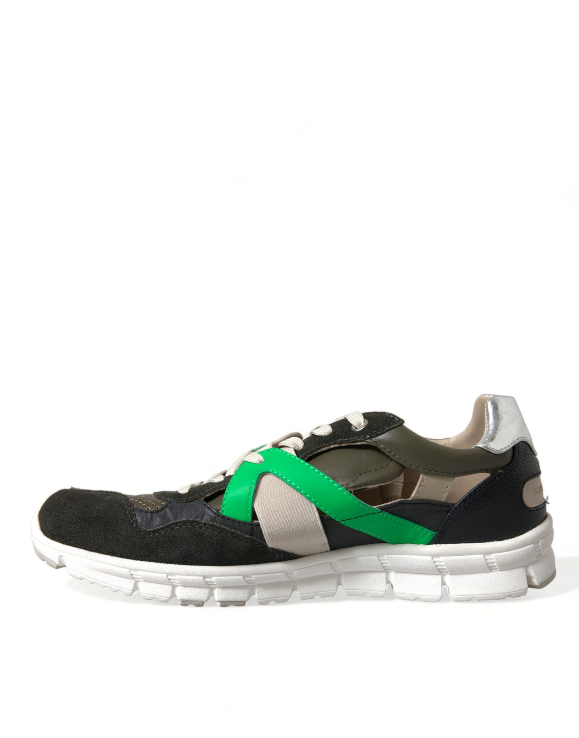 Dolce & Gabbana Multicolor Leather Suede Low Top Sneakers Shoes Curated Luxury Accessories by Orvyn