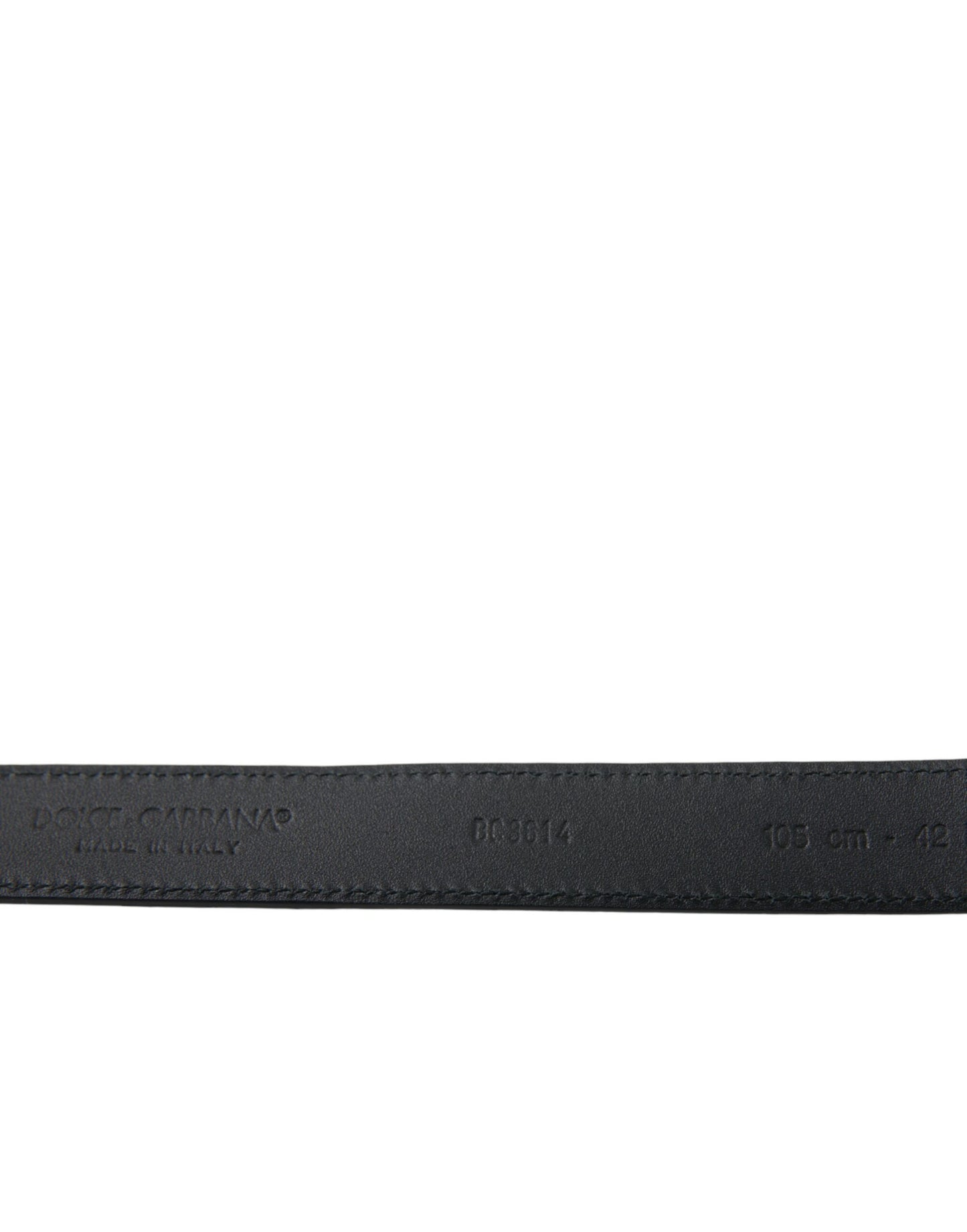 Dolce & Gabbana Blue Suede Leather Gold Metal Buckle Belt Curated Luxury Accessories by Orvyn
