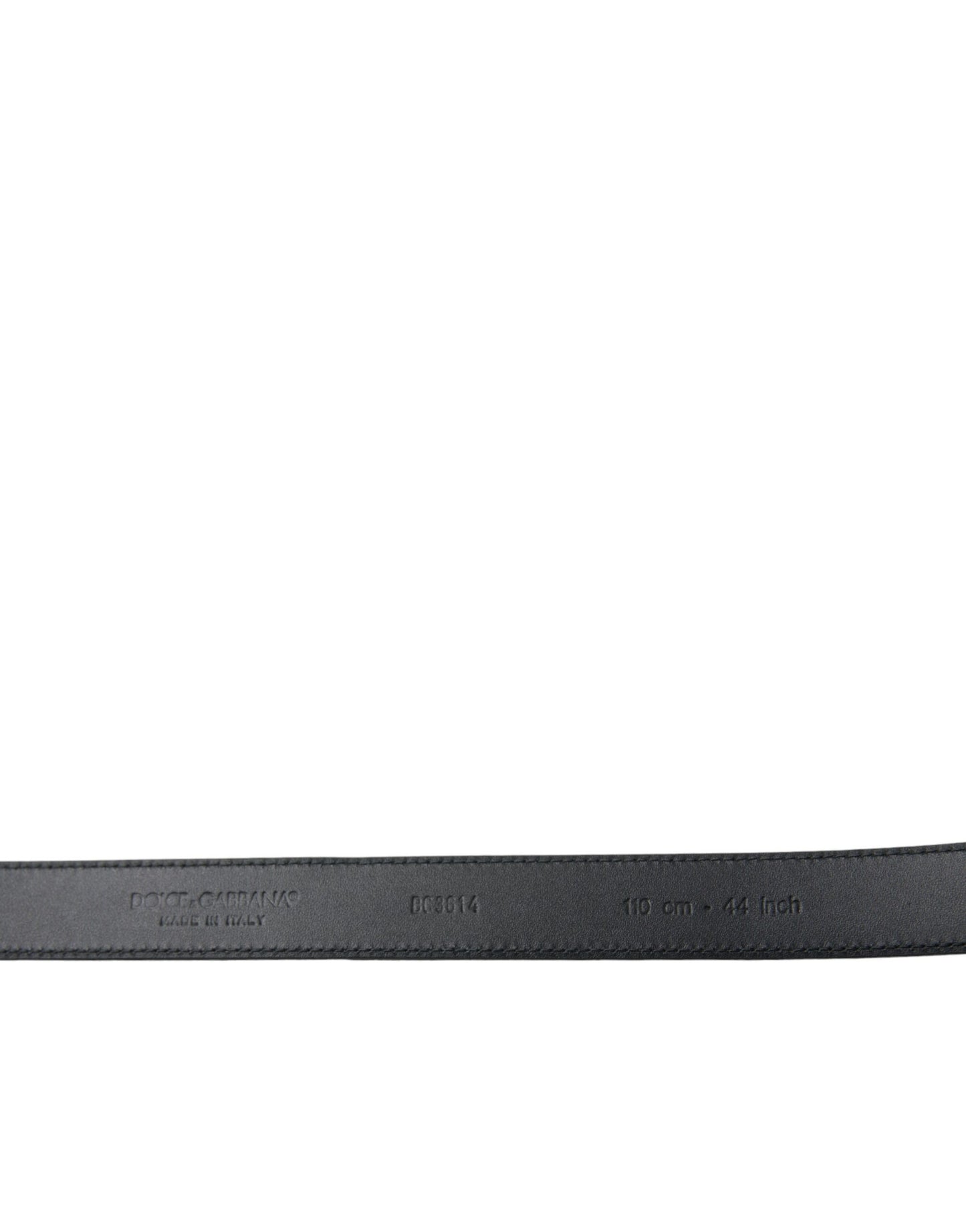 Dolce & Gabbana Black Suede Leather Gold Metal Buckle Belt Curated Luxury Accessories by Orvyn