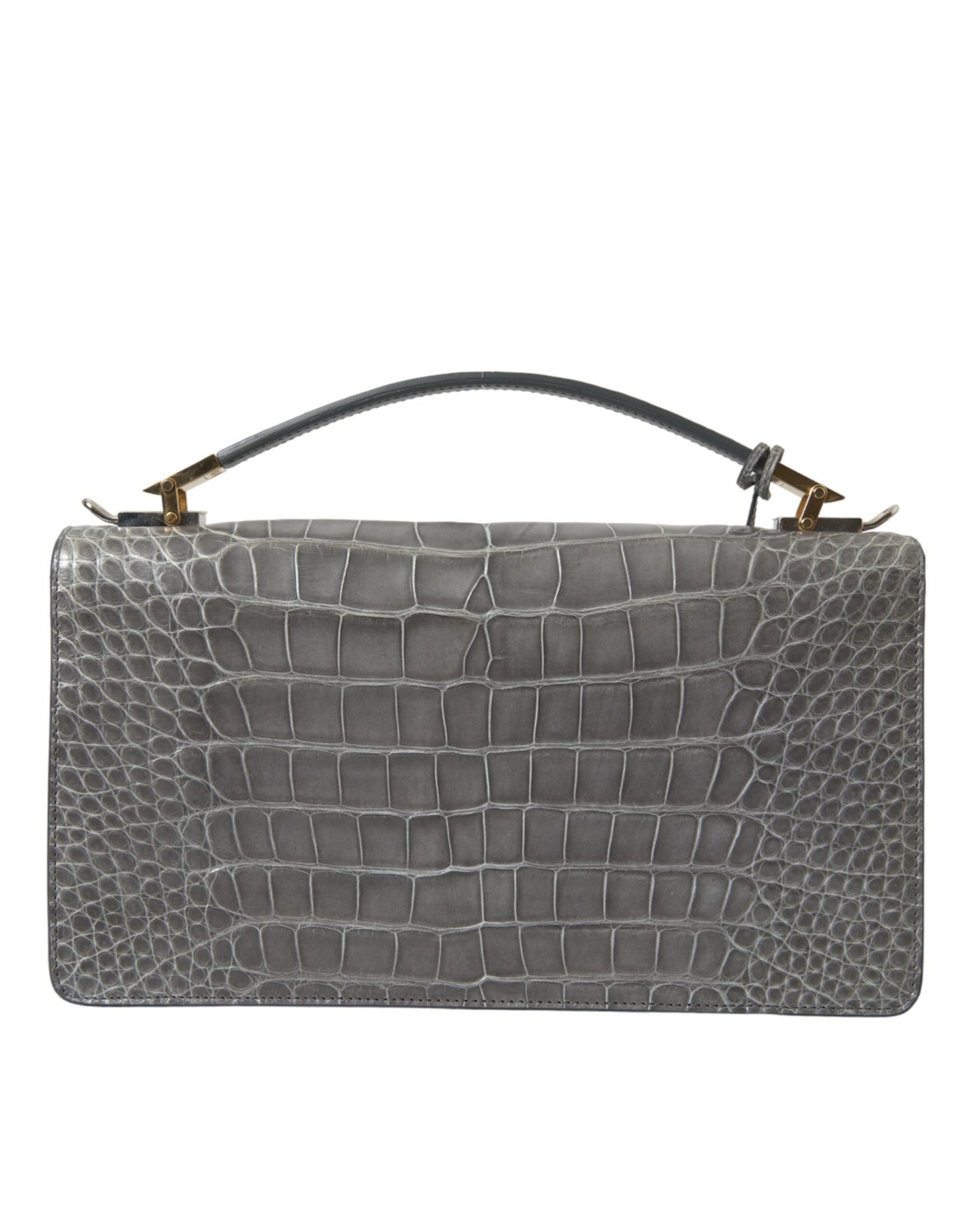 Balenciaga Gray Exotic Leather Medium Shoulder Hand Purse Bag Curated Luxury Accessories by Orvyn