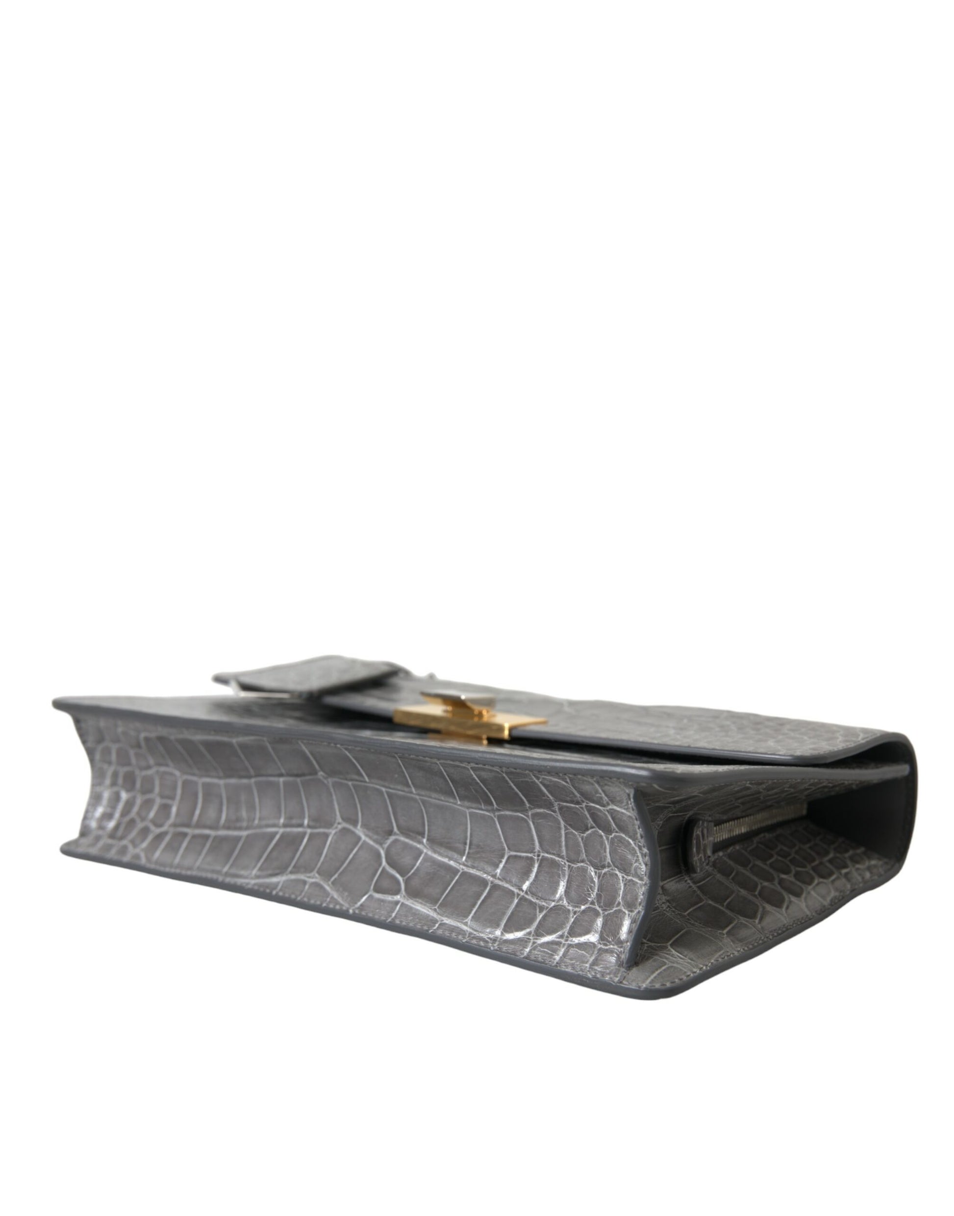 Balenciaga Gray Exotic Leather Medium Shoulder Hand Purse Bag Curated Luxury Accessories by Orvyn