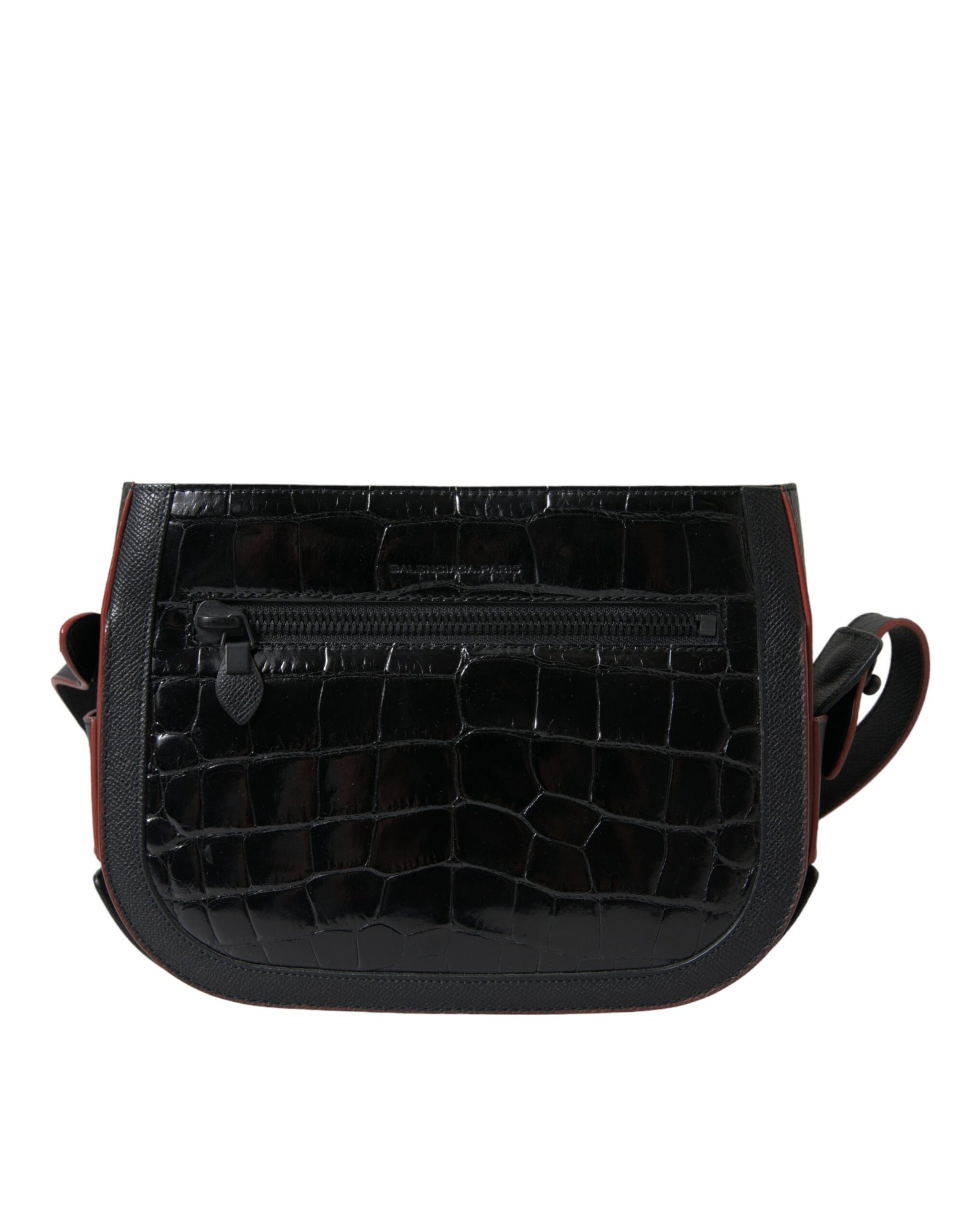 Balenciaga Black Exotic Leather Shoulder Crossbody Camera Bag Curated Luxury Accessories by Orvyn