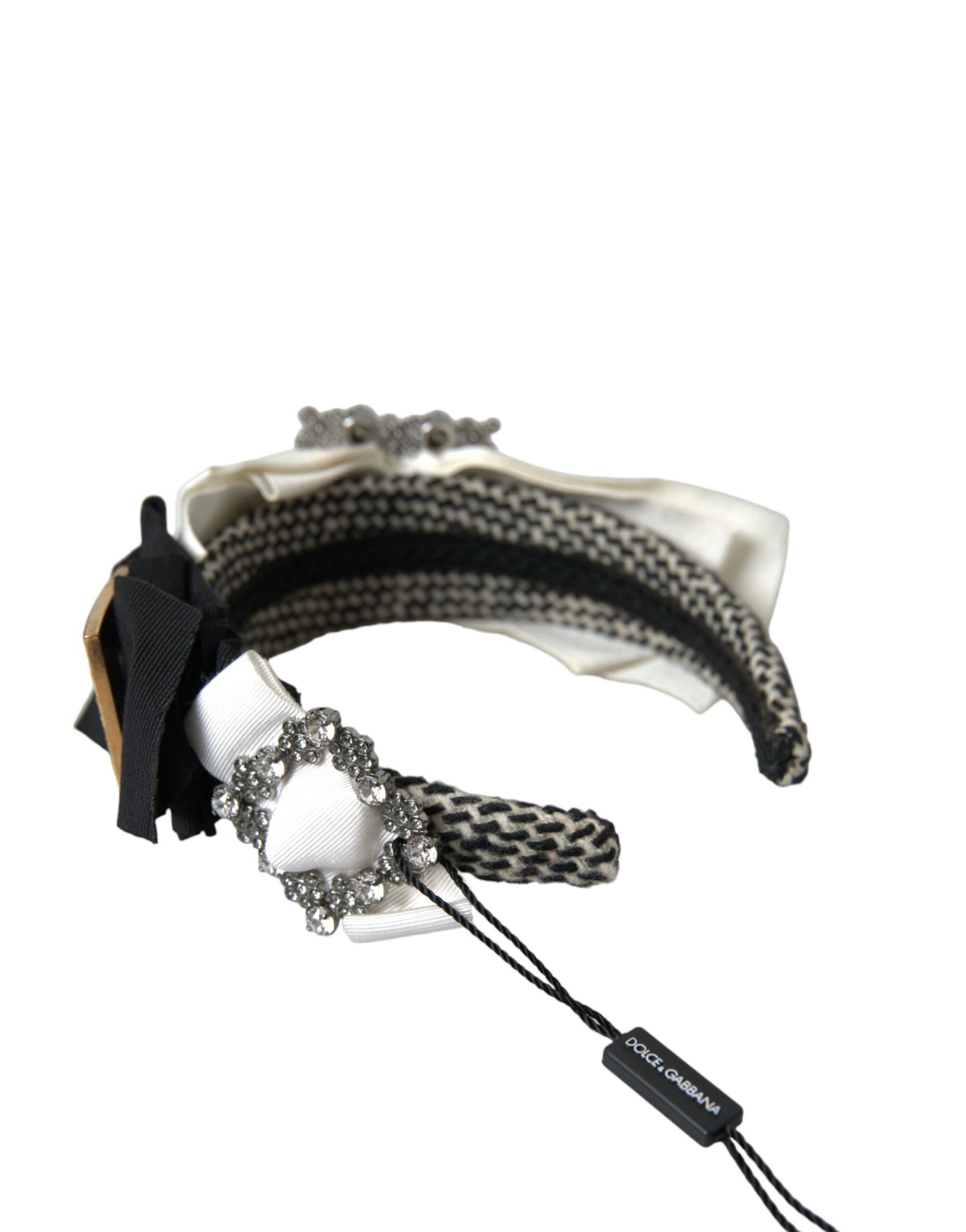 Dolce & Gabbana Multicolor Crystal Embellished Women Headband Diadem Curated Luxury Accessories by Orvyn
